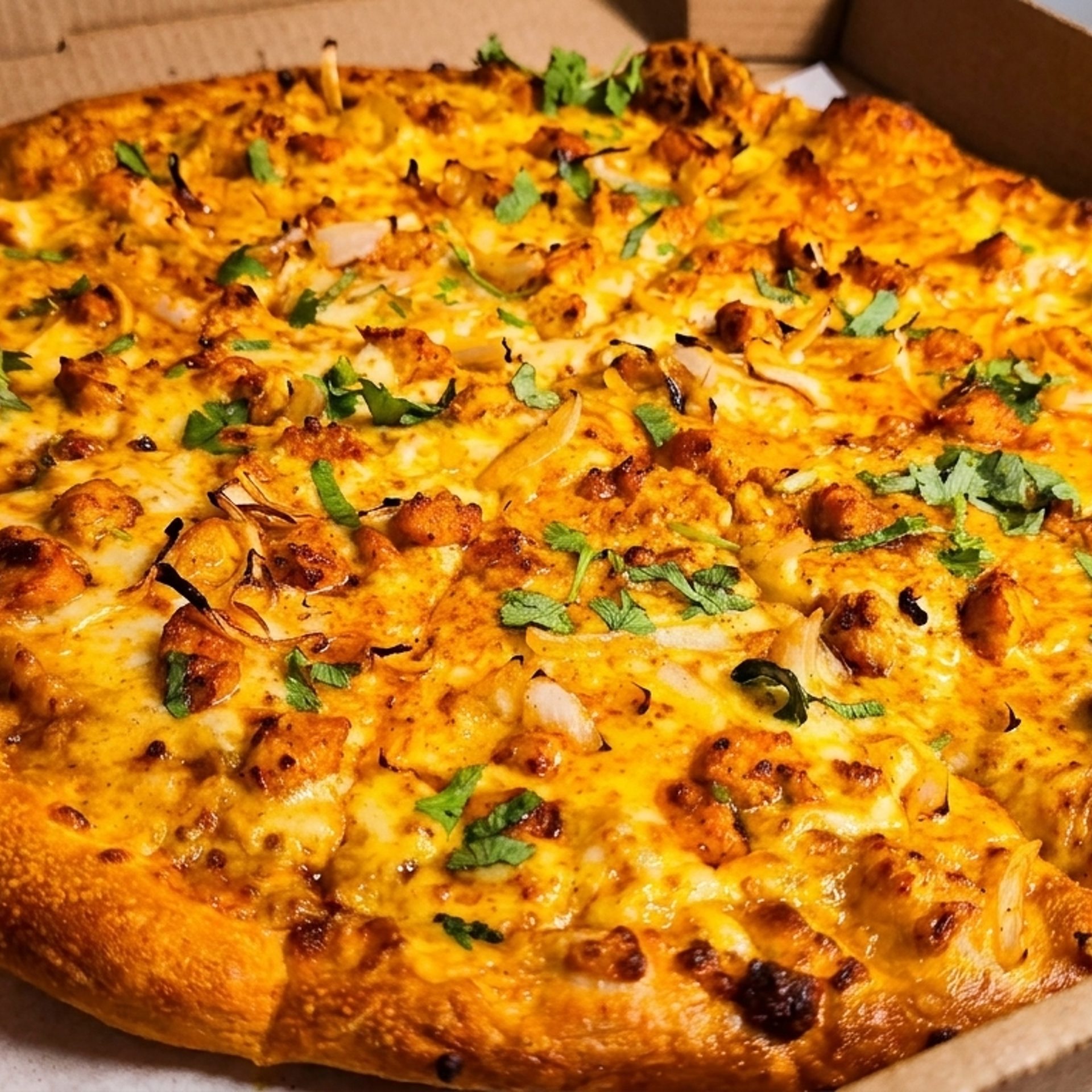 The Chicken Tikka Pizza