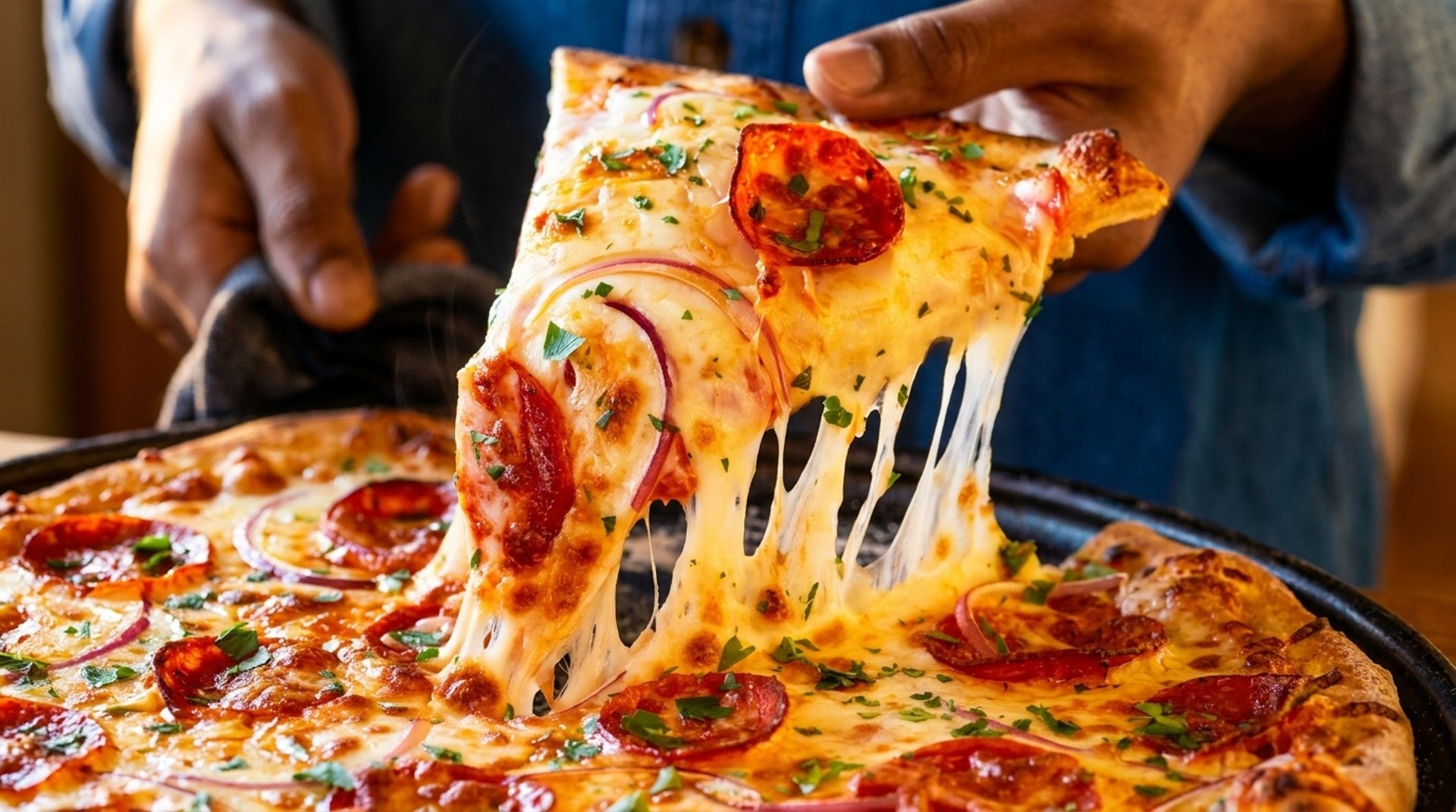Crispy, Chewy Crust Made From Scratch
